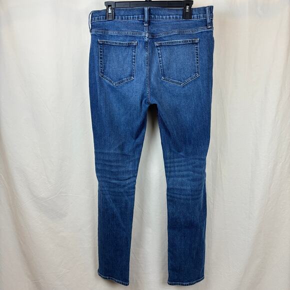 J Crew Factory Men's Slim-Fit Flex Blue Jeans 33/32 (33/31) Style AZ853 - Picture 2 of 12